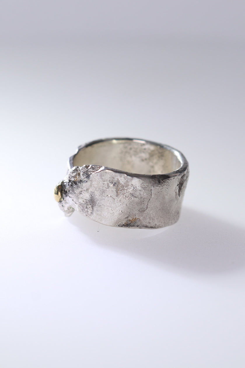 Mine Gold Melt Ring
