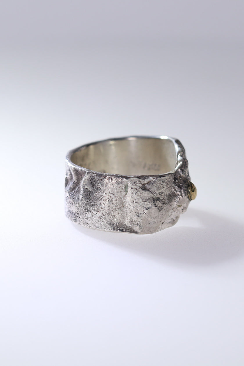 Mine Gold Melt Ring