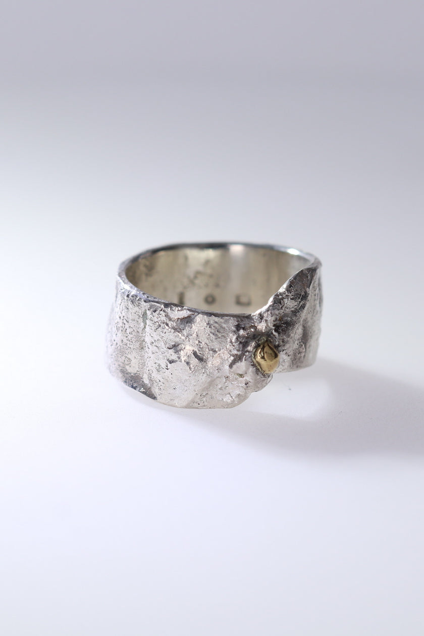 Mine Gold Melt Ring