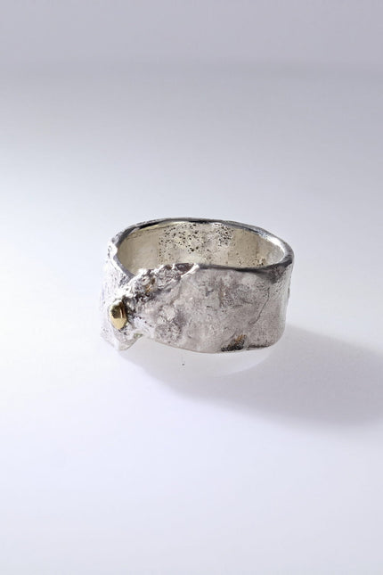 Mine Gold Melt Ring