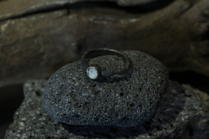 Circle Bezel  Glaze Ring