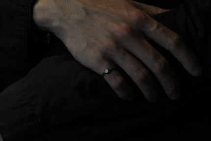 Circle Bezel  Glaze Ring