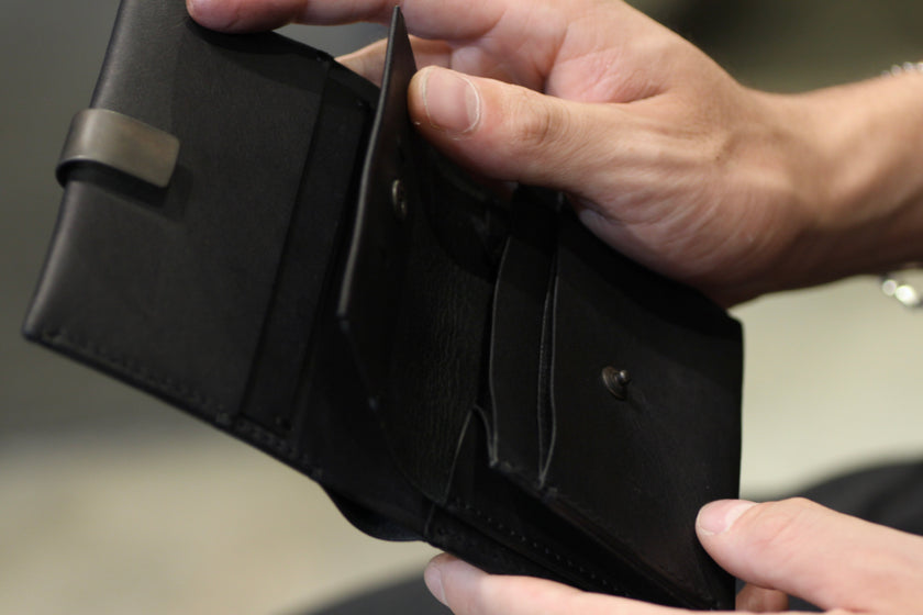 Minimal folded wallet − Flex −