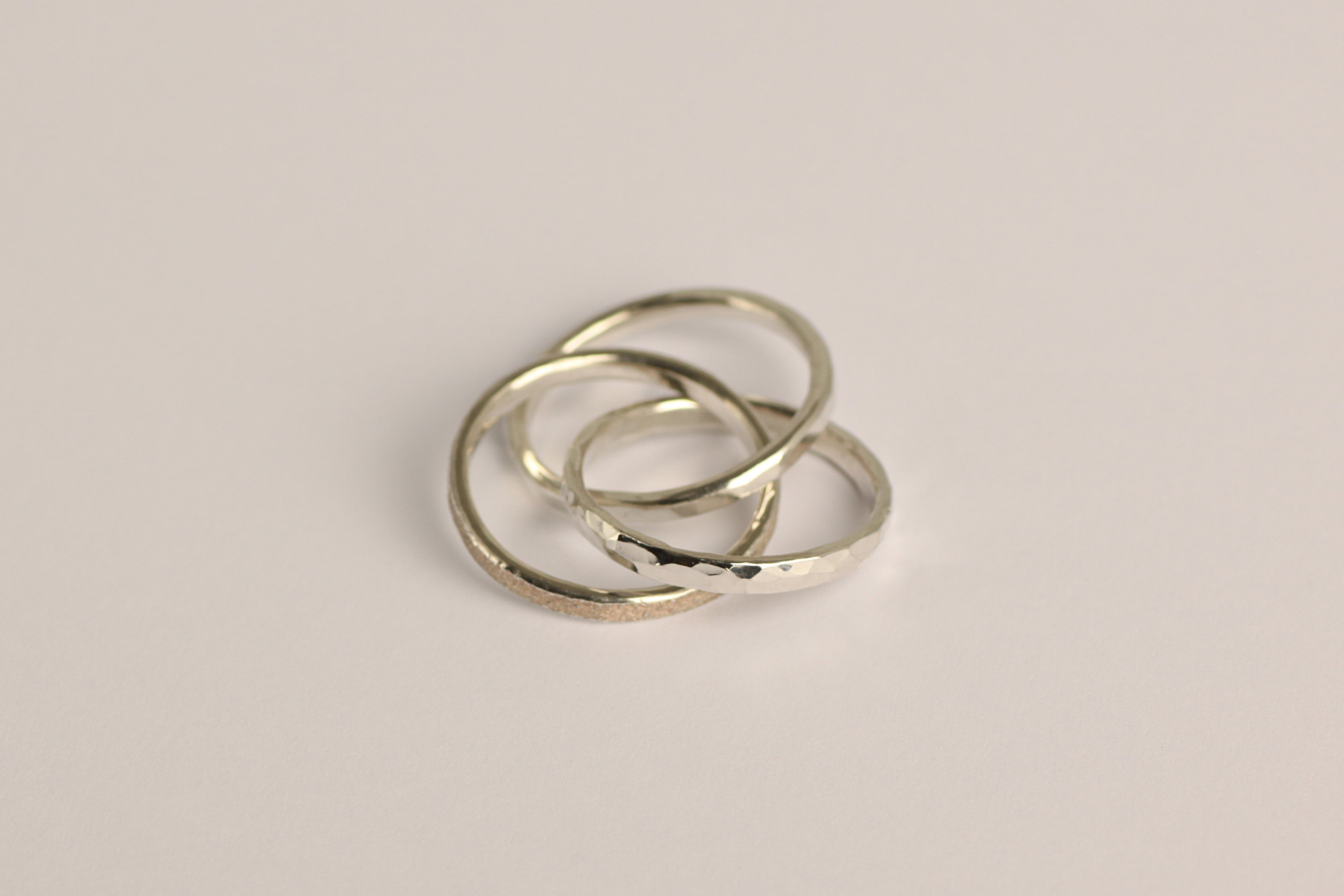 Triple Texture Ring