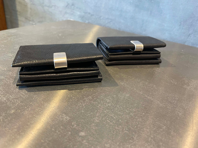 Minimal folded wallet Exclusive Silver 950 Hook