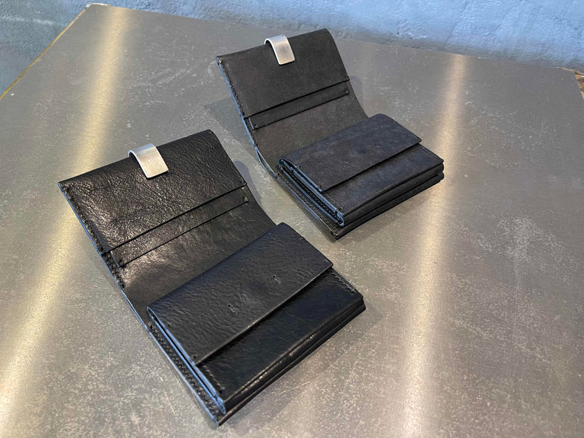 Minimal folded wallet Exclusive Silver 950 Hook