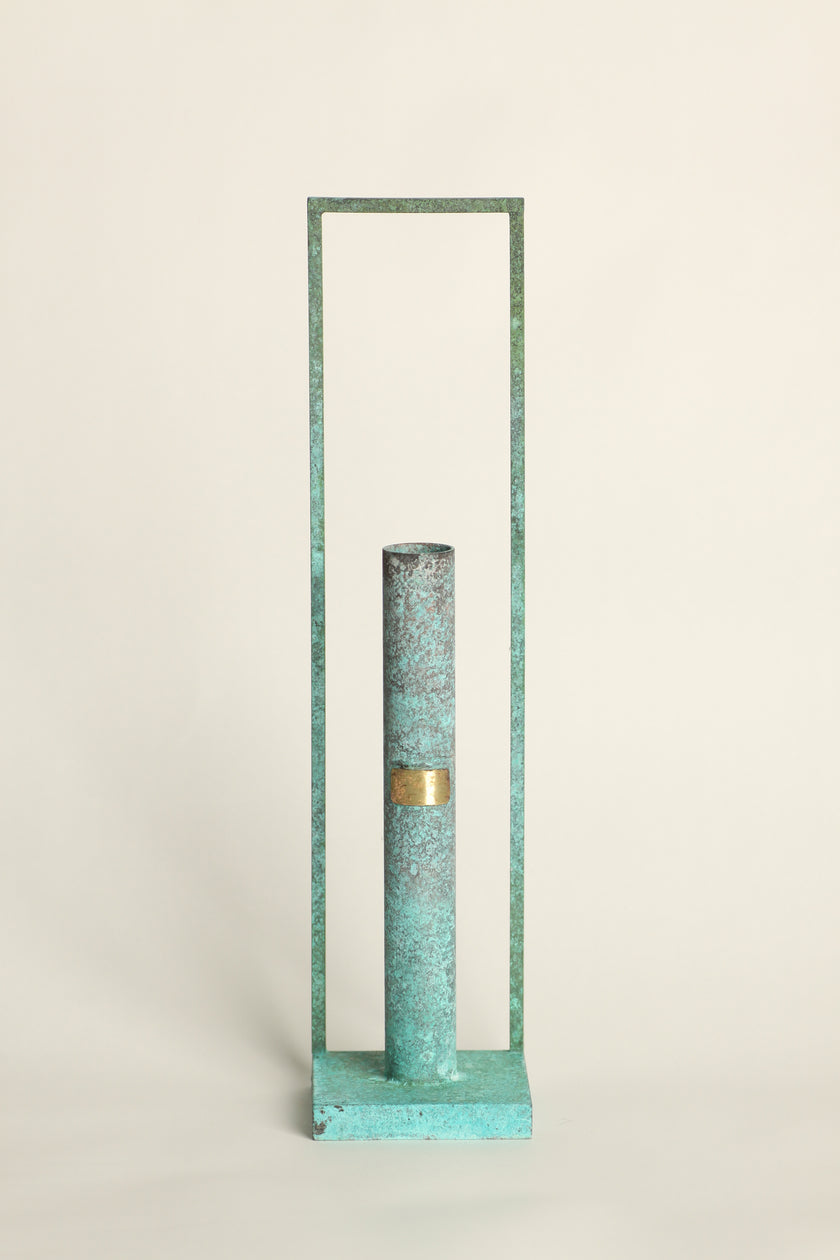 Flame  cylinder flower vase