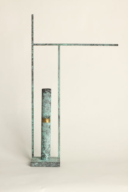 Flame cylinder flower vase