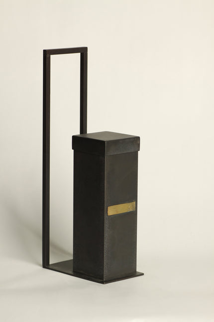 Flame Square pillar flower vase