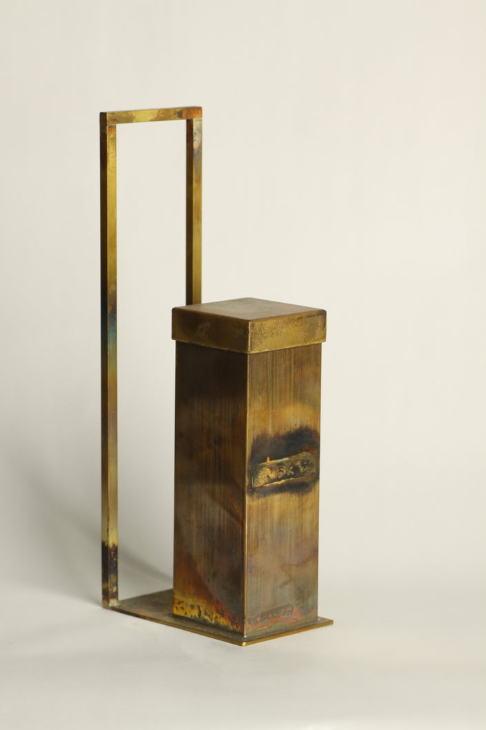 Flame  Square pillar flower vase