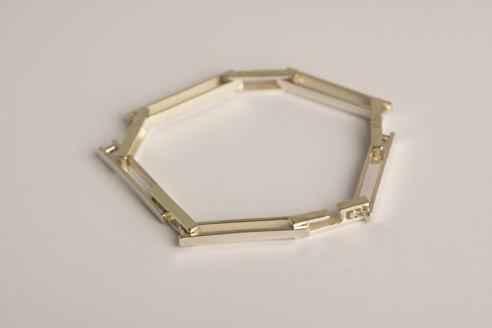 Rectangle structure bracelet [ KUKEI ] series