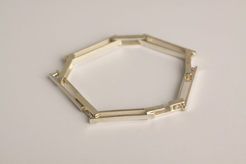 Rectangle structure bracelet [ KUKEI ] series