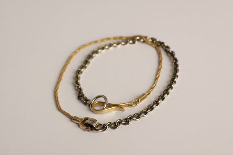 Double Layer Chain Bracelet　[  io-02-146 B  ]