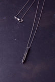 Pillar Cage Iron Pyrites Necklace
