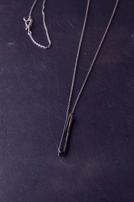 Narrow Oval Combination Necklace