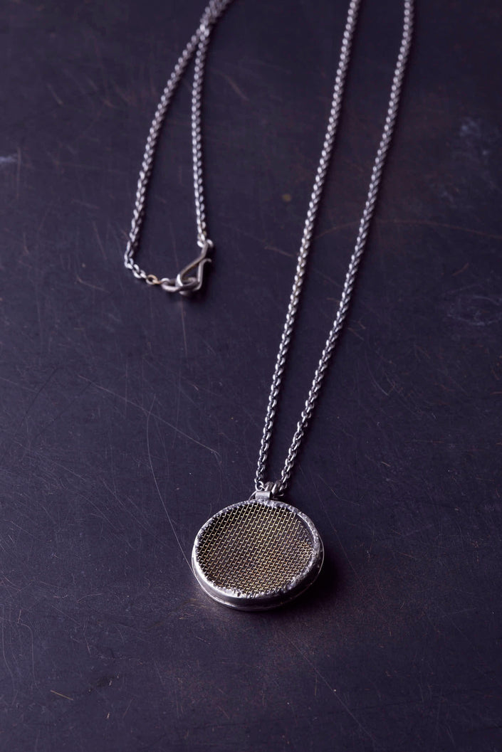 Circle Bezel Necklace
